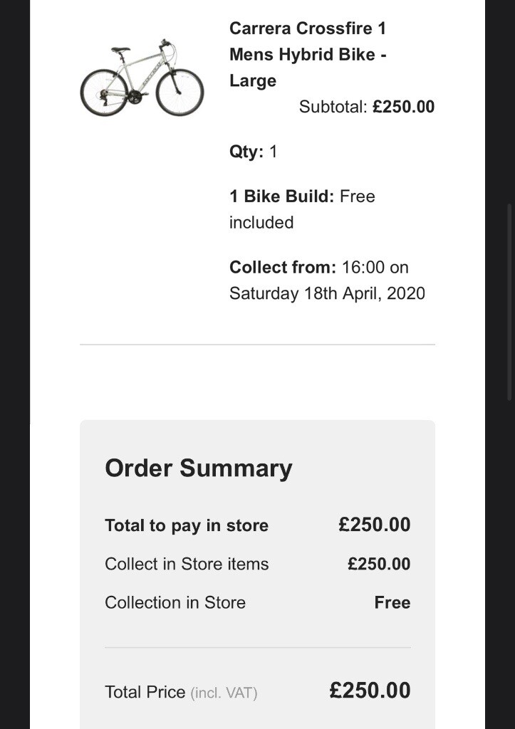 halfords carrera crossfire 1